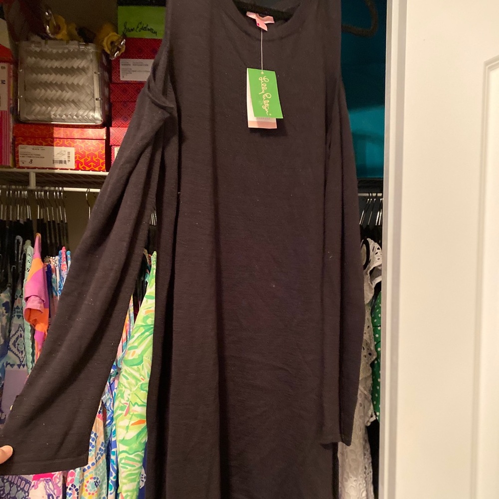 Lilly Pulitzer Cold Shoulder Sweater Dress